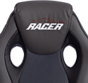TetChair Racer Gt New (кож/зам/ткань, металлик/серый, 36/12)
