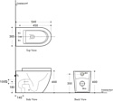 Aquanet Cetus-F Rimless BL-102N-FST