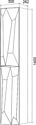 1Марка Crystal 30П У51084 (левый, 2 дверцы, белый)