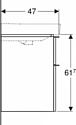 Geberit  Smyle Square 500251011+500354JR1