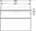 Geberit  Smyle Square 500251011+500354JR1