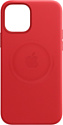 Apple MagSafe Leather Case для iPhone 12/12 Pro (алый)
