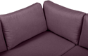 Divan Мансберг Textile (правый, фиолетовый)