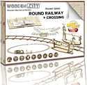 Wooden City Кольцевая железная дорога с переездом 324