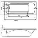 Roca Line 150x70