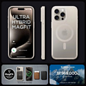 Spigen Ultra Hybrid (MagFit) для iPhone 15 Pro ACS07215 (серый)