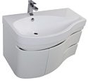 Aquanet  Сопрано 95 L (белый, 2 дверцы, 2 ящика)