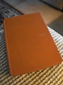 Amazon Kindle Touch Leather Cover Saddle Tan