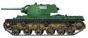 ARK models AK 35033 Советский тяжёлый танк КВ-1 1941 года, поздн. версия