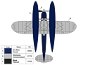 ARK models AK 72033 Английский гоночный гидросамолёт Супермарин S.6B