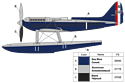 ARK models AK 72033 Английский гоночный гидросамолёт Супермарин S.6B