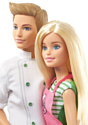 Barbie Ken and Barbie Doll Playset Cafe Chef FHP64