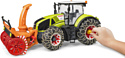 Bruder Claas Axion 950 with snow chains and snow blower 03017