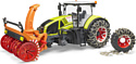 Bruder Claas Axion 950 with snow chains and snow blower 03017