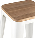 Stool Group TOLIX WOOD барный (белый) глянцевый