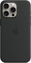 Apple MagSafe Silicone Case для iPhone 15 Pro Max (черный)
