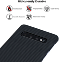 Pitaka MagEZ для Samsung Galaxy S10+ (plain, черный/серый)