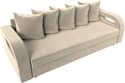 Лига диванов Лига-010 117355 (микровельвет бежевый)