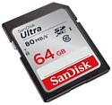 Sandisk Ultra SDXC Class 10 UHS-I 80MB/s 64GB