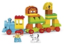 Kids home toys Funny Blocks JY236705 Паровоз с животными