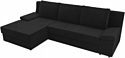 Лига диванов Челси 105336 (левый, черный)