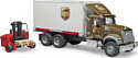 Bruder MACK Granite UPS logistics truck 02828