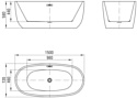 Deante Alpinia KDU 015W 150x72