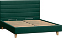 Divan Лосон-Legs 180x200 (velvet emerald)