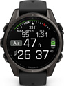 Garmin Fenix 8 Sapphire 43mm (силиконовый ремешок)