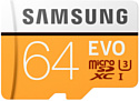 Samsung Evo microSDXC 64GB + адаптер