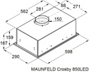 MAUNFELD Crosby 850LED черный