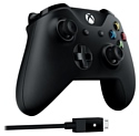 Microsoft Xbox One Wireless Controller + Cable for Windows 10