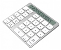 XtremeMac Bluetooth Numpad Calculator Silver