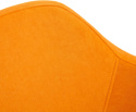 TetChair Modena (флок, хром/оранжевый)