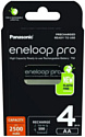 Panasonic Eneloop Pro AA 2500 mAh 4 шт. (BK-3HCDE/4BE)