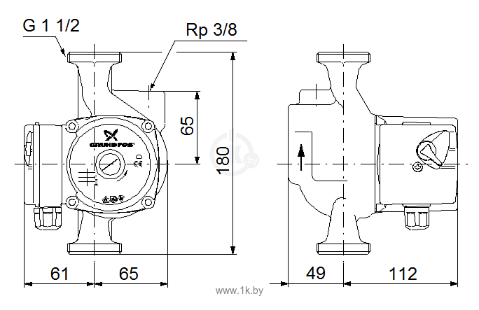 Фотографии GRUNDFOS UPS 25-40 A 180 (96281387)