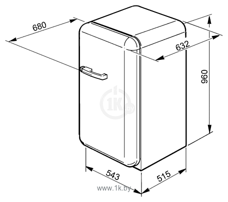 Фотографии Smeg FAB10RNE