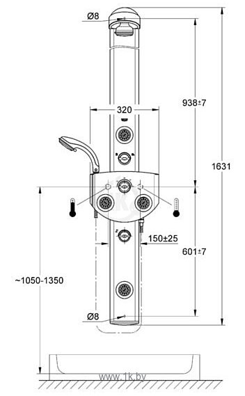 Фотографии Grohe Aquatower 3000 27026000