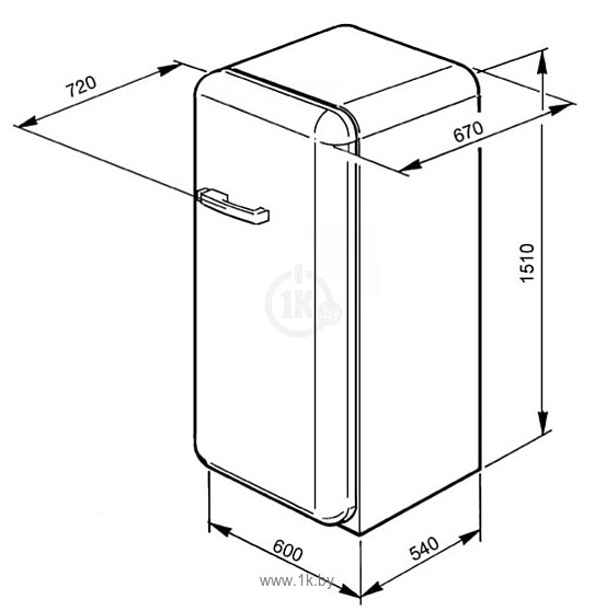 Фотографии Smeg FAB28RP