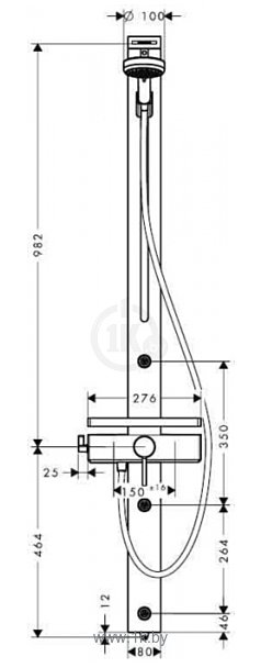 Фотографии Hansgrohe Croma 100 27105000