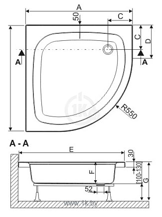 Фотографии Sanplast BP-a/EKOPLUS 80x80