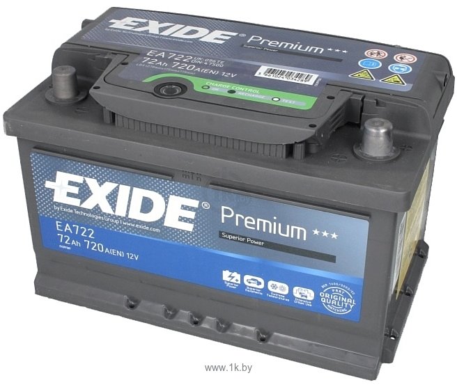 Фотографии Exide Premium 72 R (72Ah) EA722