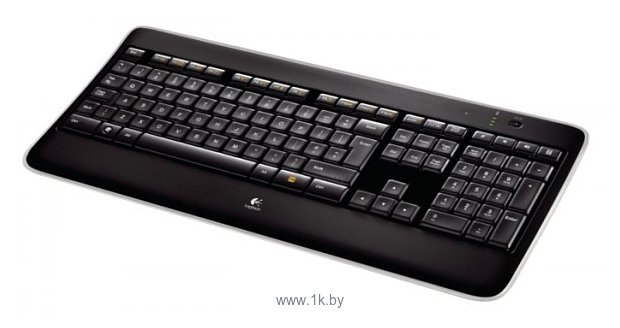 Фотографии Logitech Wireless Illuminated Keyboard K800 black USB