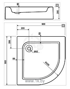 Фотографии Kolo Standard Plus 90x90 XBN1490000