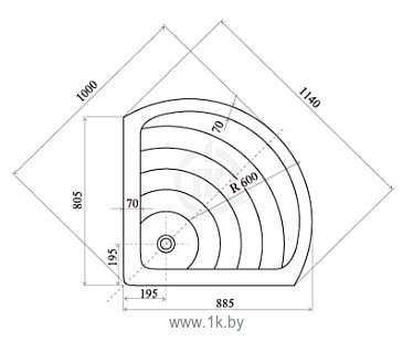 Фотографии Ravak RADIUS 90 LA