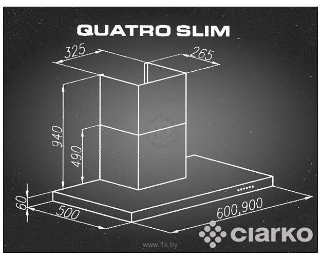 Фотографии Ciarko Quatro Slim E 90 Inox