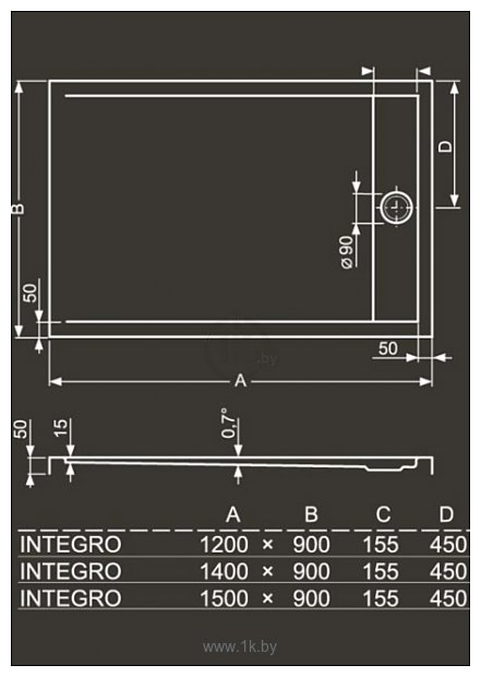 Фотографии Roltechnik Integro 120x90 (8000169)