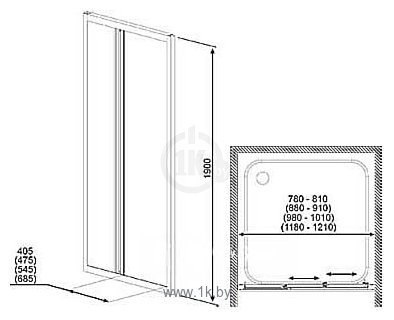 Фотографии Radaway Treviso DW 100 (32323-01)