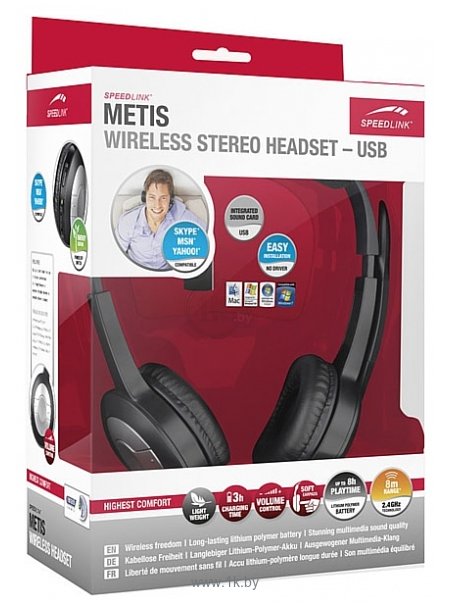 Фотографии SPEEDLINK SL-8765 METIS Wireless Stereo Headset