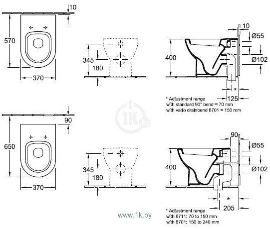 Фотографии Villeroy & Boch Subway (66071001)